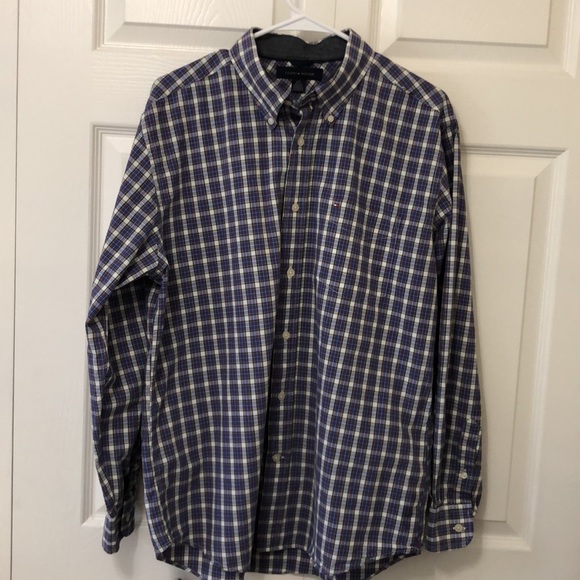 NWOT Tommy Hilfiger Mens Button Down L/S Shirt Lge - Picture 3 of 9